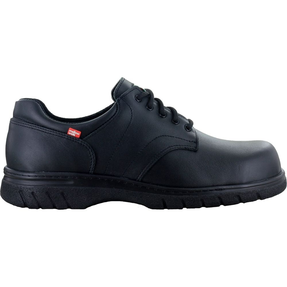 Men's Steel Toe Work Dress Shoes - Mellow Walk Jack 4E Safety Oxfords for Professional & Business Casual Wear - Comfortable Slip-Resistant Office Shoes for Construction, Warehouse & Formal Work Environments