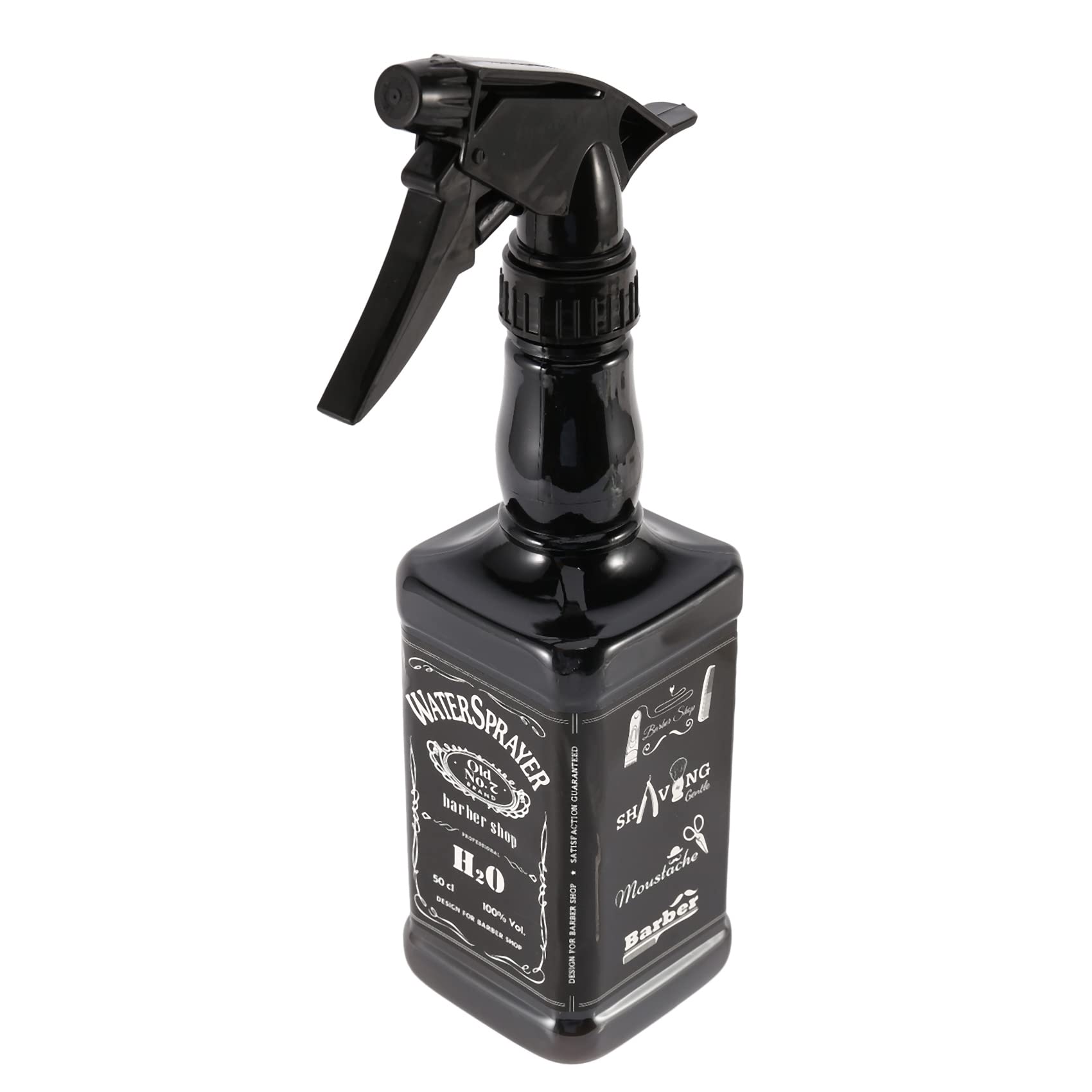 HUFFA 650Ml Professional Hairdressing Spray Bottle for Barber & Hair Cutting - Black | Perfect for Salon Styling, Hair Dressing & DIY Haircuts at Home