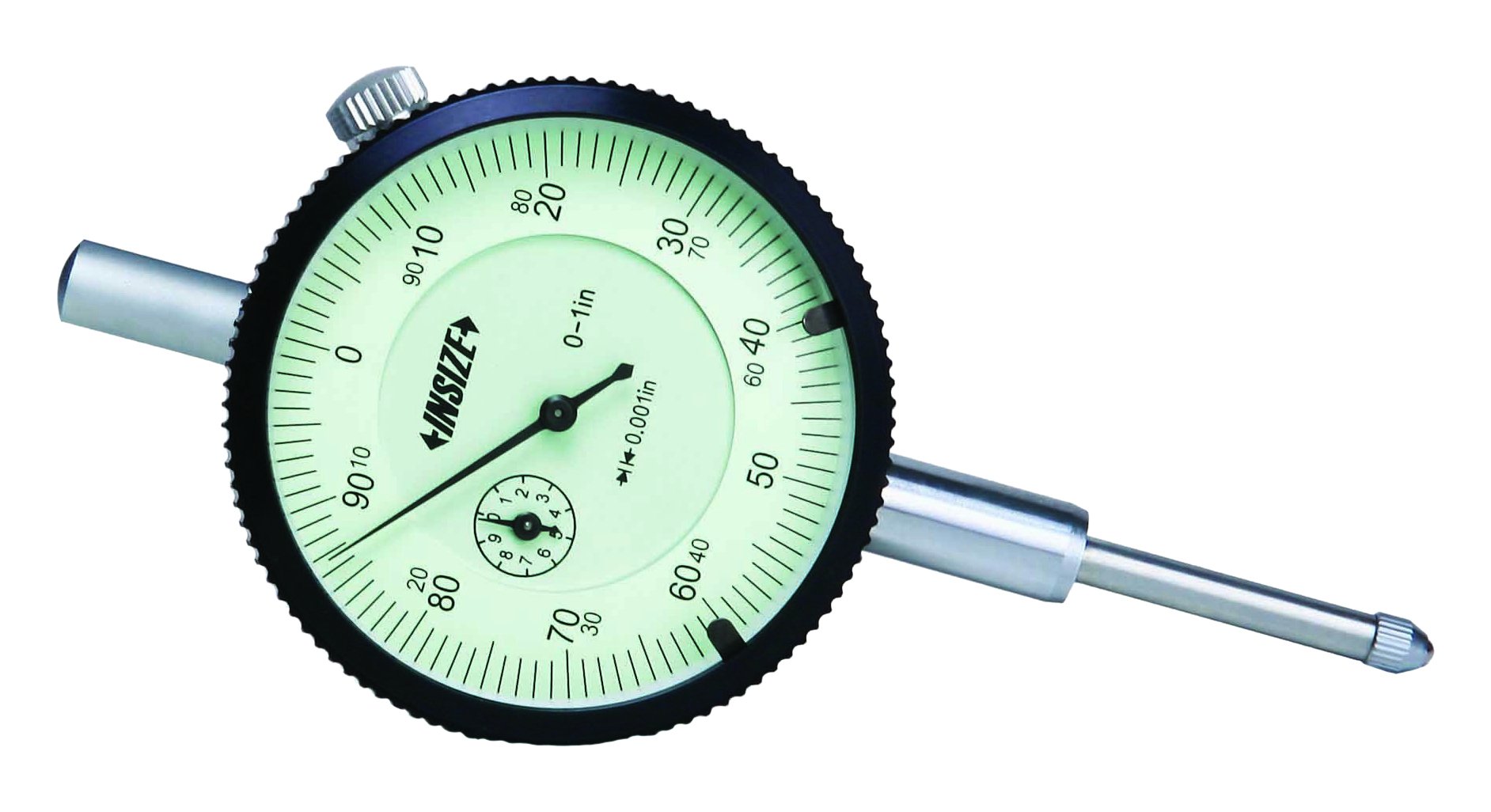 INSIZE 2307-05 Precision Dial Indicator .5 Inch Range .001