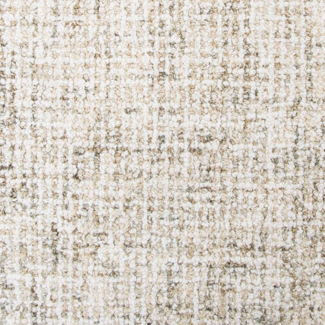 Overstock London Abstract Tweed Wool Hand-Tufted Rug - 10' x 10' Round Charcoal Gray - Premium Indoor Area Rug for Living Room, Bedroom & Office Decor
