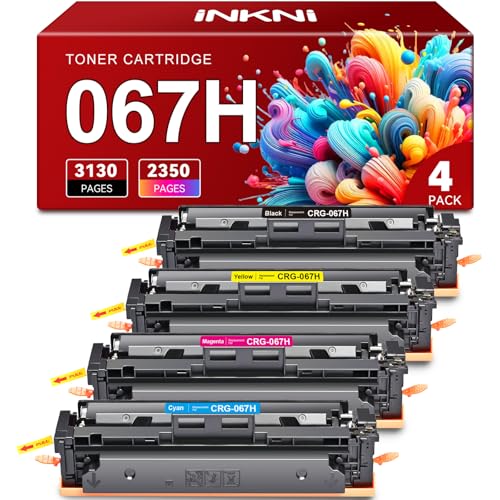 067H-4 Pack Black Cyan Magenta Yellow