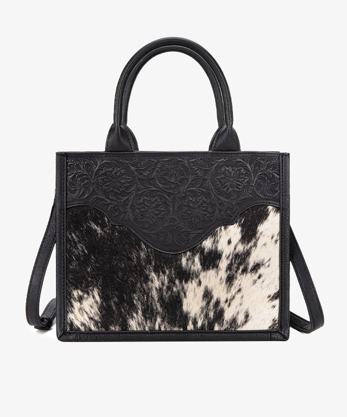 Trinity Ranch Embossed Floral Concealed Carry Tote Bag for Women - Stylish CCW Purse with Hidden Gun Pocket - Perfect for Everyday Carry, Travel & Personal Protection