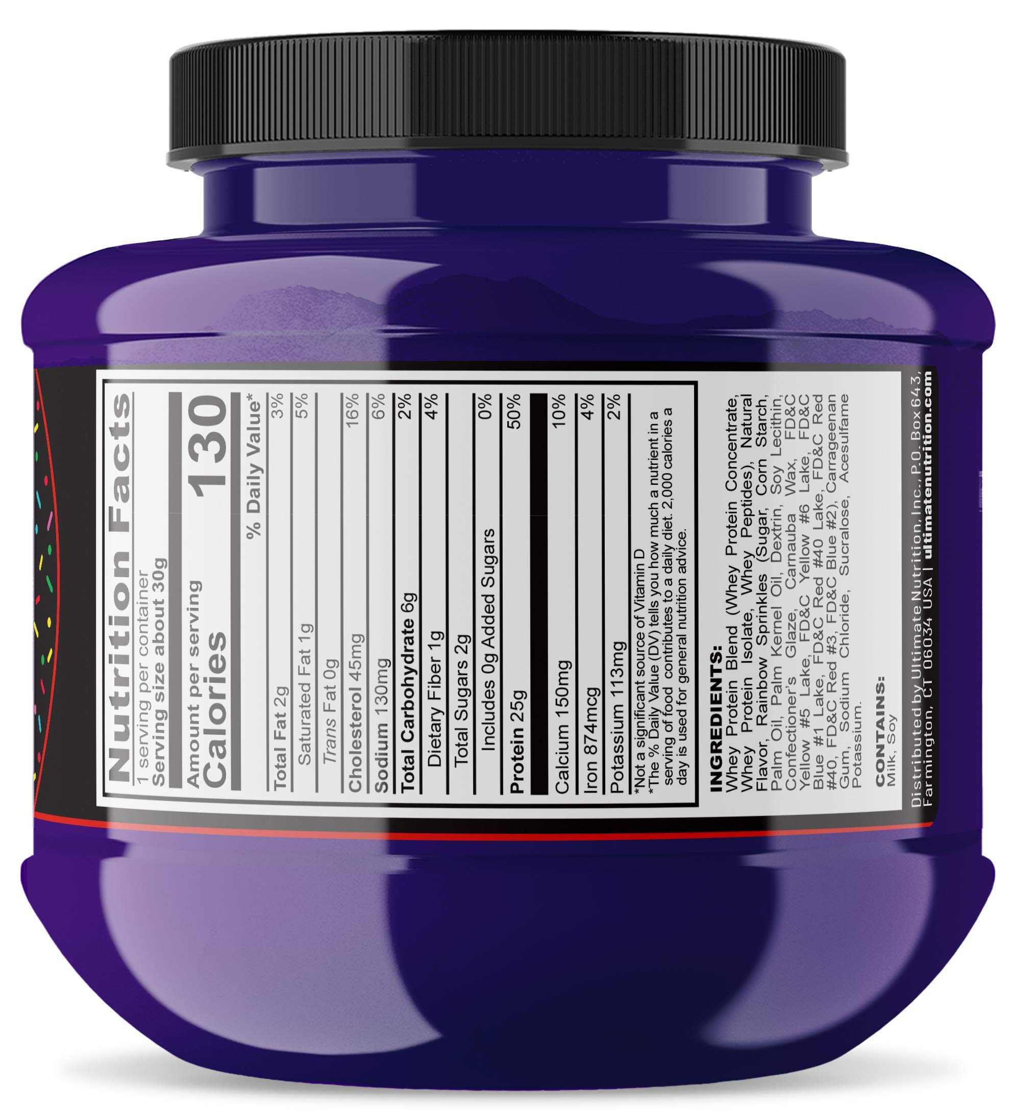 Ultimate Nutrition Prostar Whey Protein Powder Isolate - Chocolate Birthday Cake Flavor | Low Carb, High Protein Shake for Muscle Gain & Recovery | Keto Friendly, Low Sodium & Low-Fat | 1.06 oz Tub | Perfect for Post-Workout, Weight Loss & Healthy Breakfast