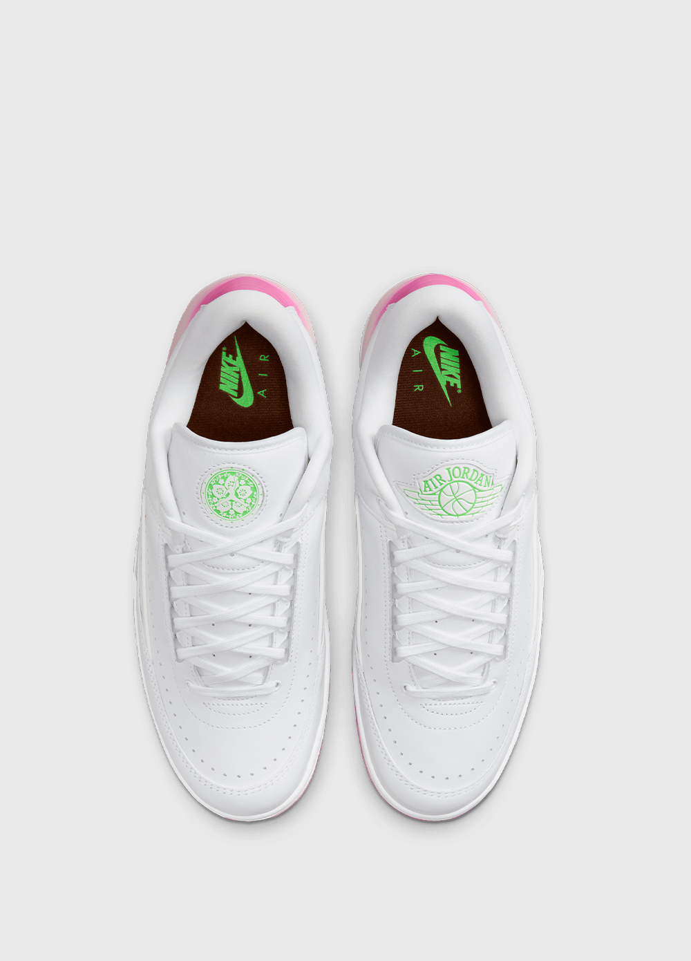 Air Jordan 2 Low 'Cherry Blossom' Retro Basketball Shoes - Men's Casual Sneakers for Streetwear & Sports Fashion