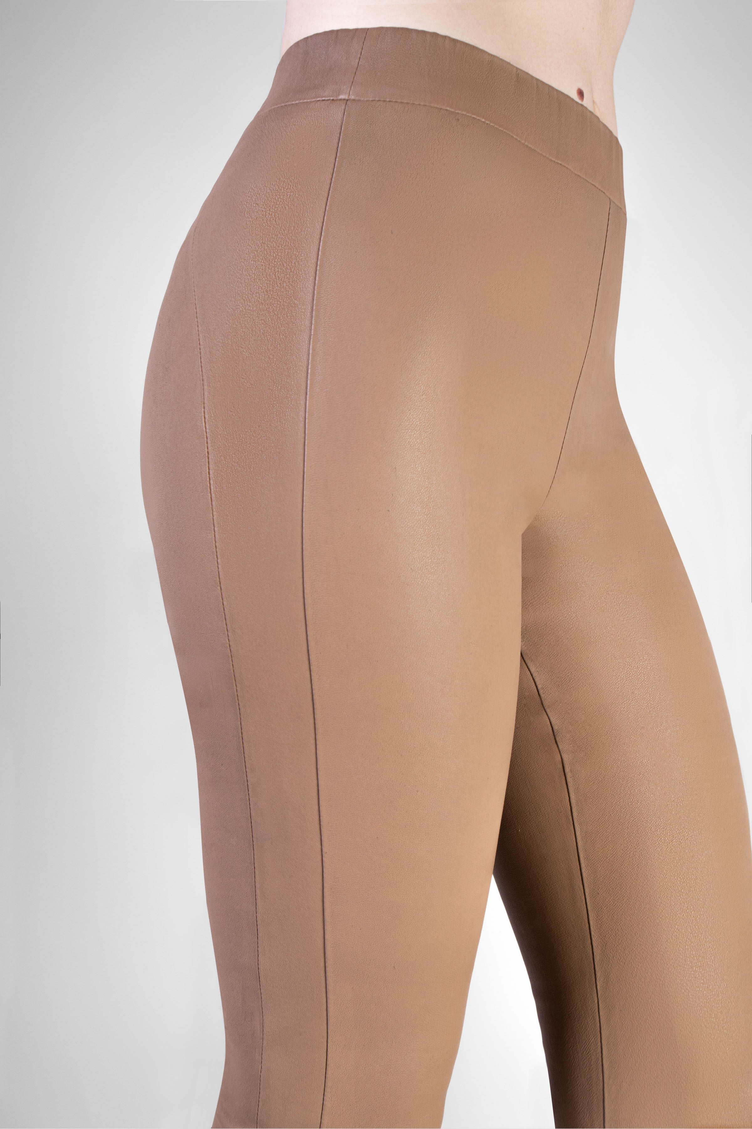 Kay Michaels Women's Faux Leather Leggings - High Waist Stretchy Yoga Pants for Workout & Everyday Wear | Perfect for Yoga, Running, Gym & Casual Outfits