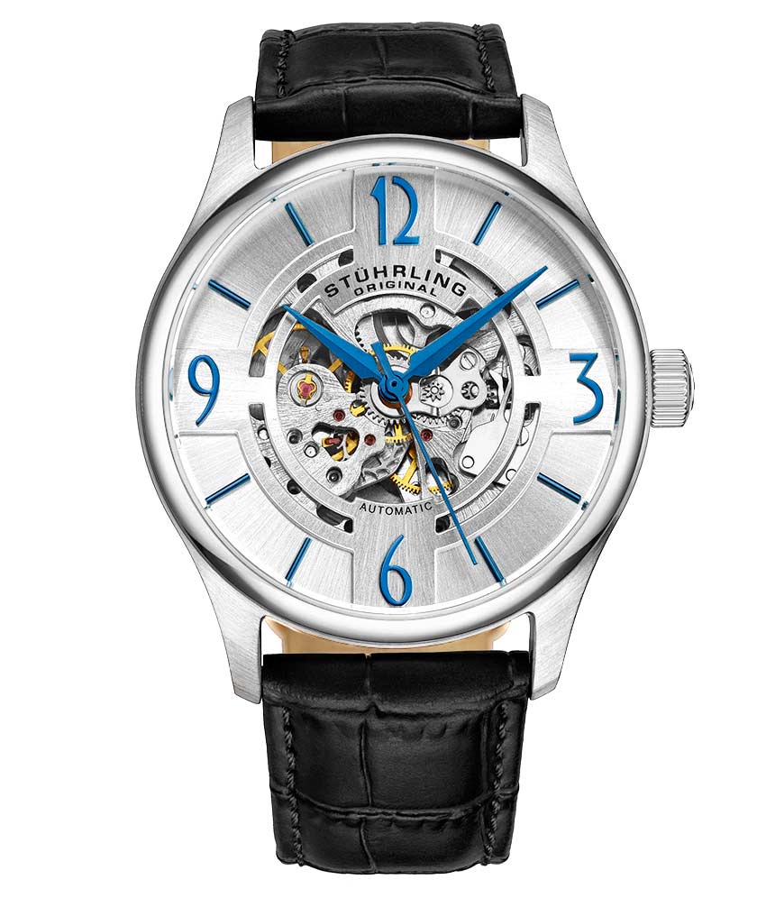 Black Dial / Black PVD Case / Black Leather Strap Tang Buckle