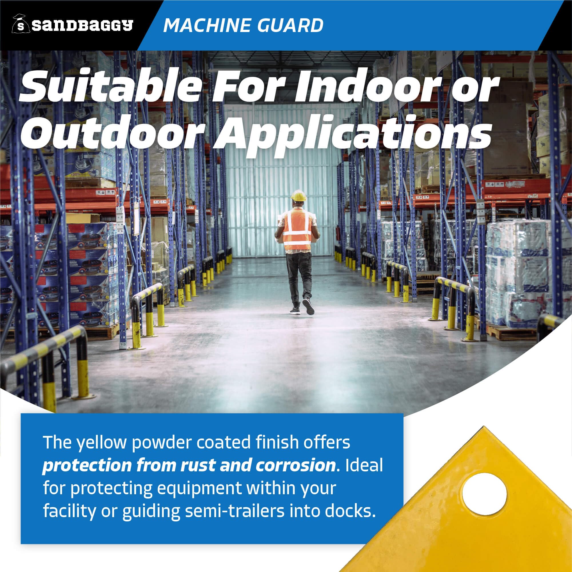 Sandbaggy High Profile Machine Safety Guard - 24