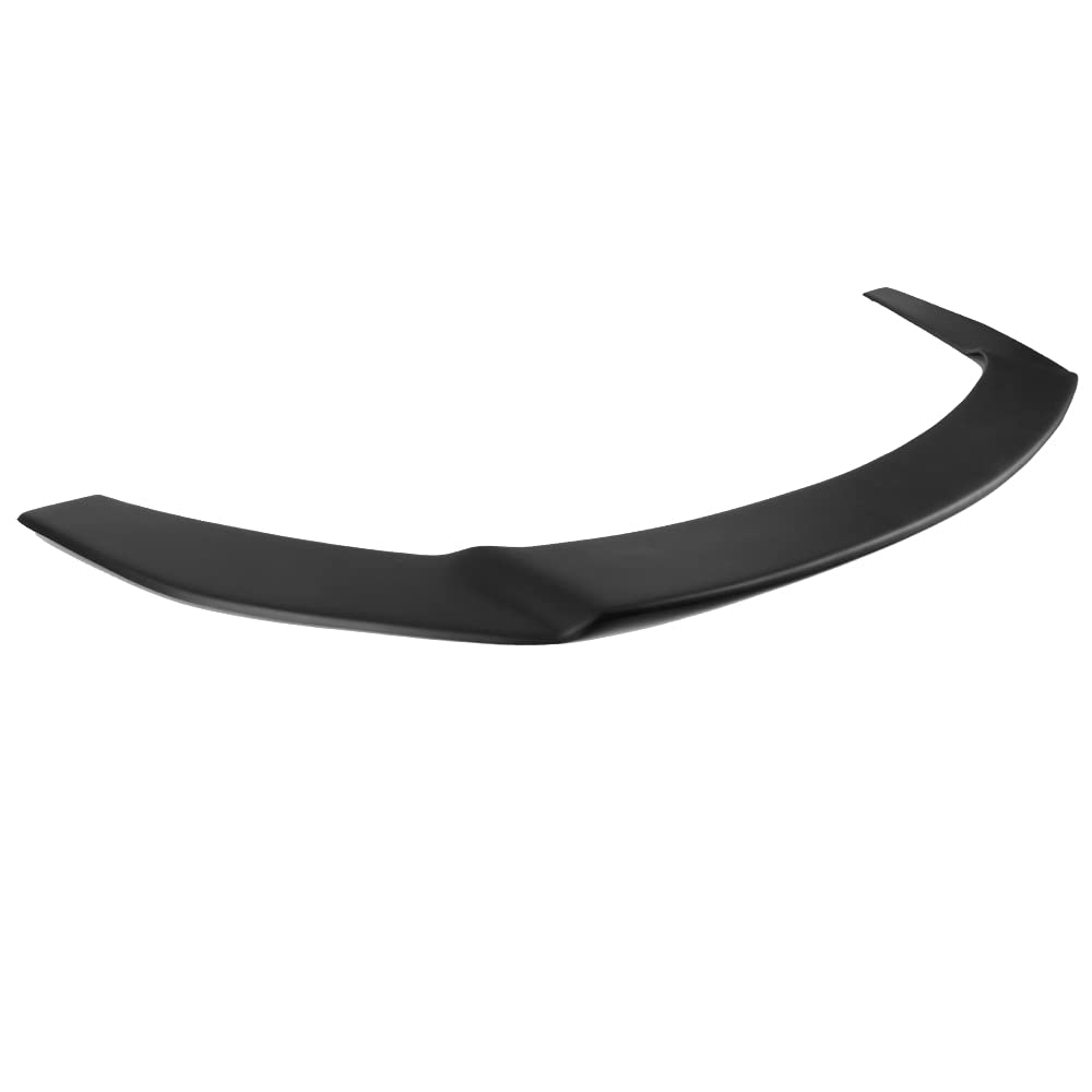 IKON MOTORSPORTS Front Splitter Lip & Rods for 2018-2019 Toyota C-HR - Matte Black Polypropylene Replacement Body Kit with Red Rods | Enhance Aerodynamics & Sporty Look for Street Racing & Car Shows