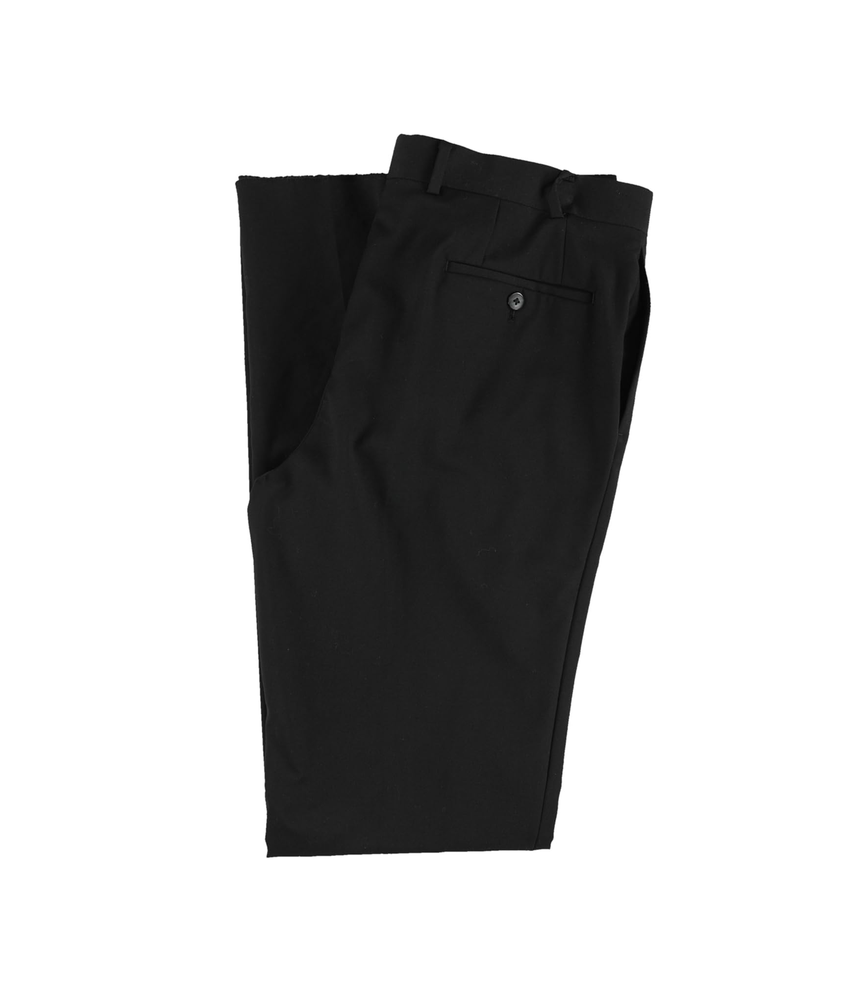 Bar III Men's Unfinished Hem Dress Pants Slacks - Black, 35W x 38L | Formal Office Wear & Business Attire for Professional Men