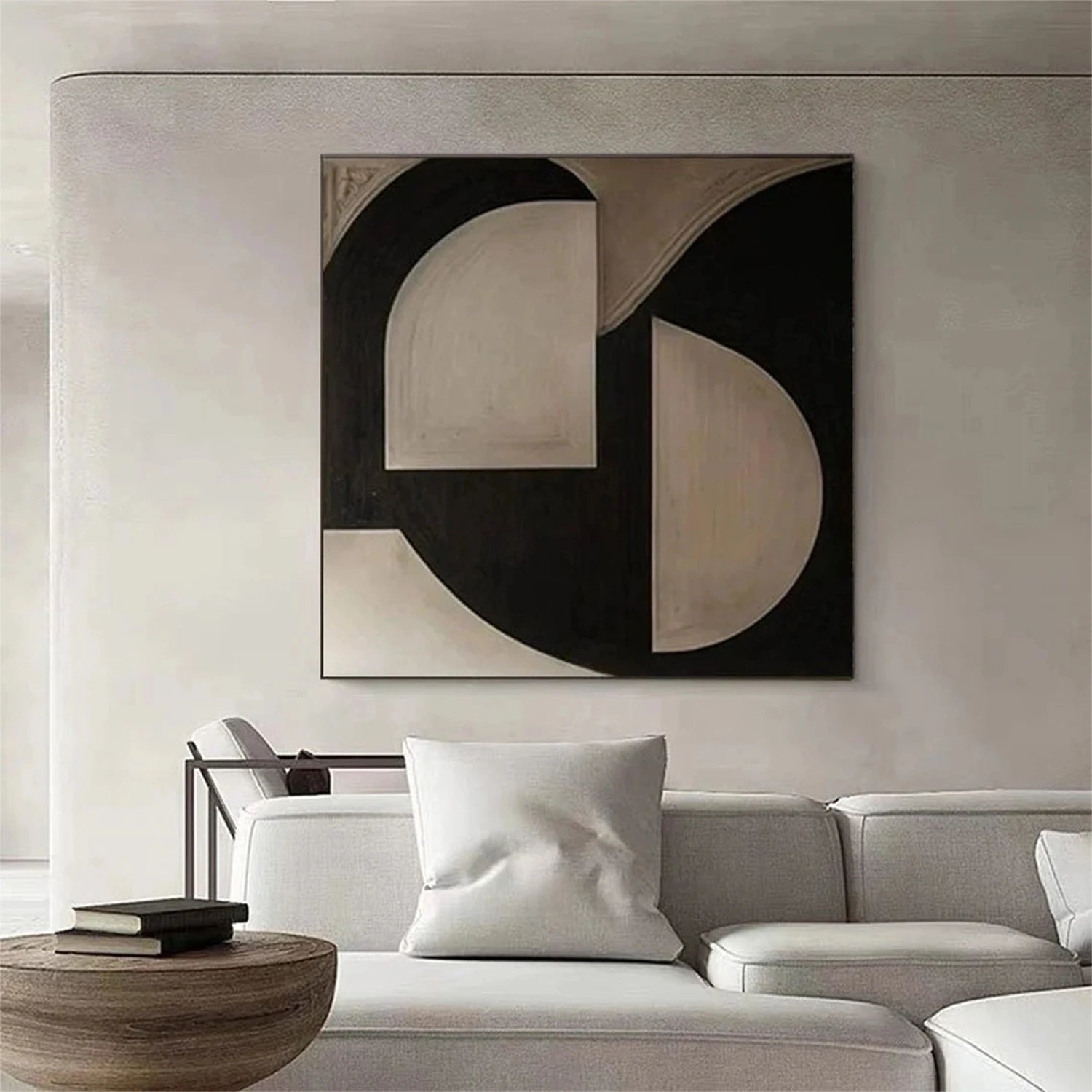 Abstract Painting #AB 280 - Modern Wall Art for Living Room, Bedroom & Office Decor | Large Canvas Artwork for Home & Office