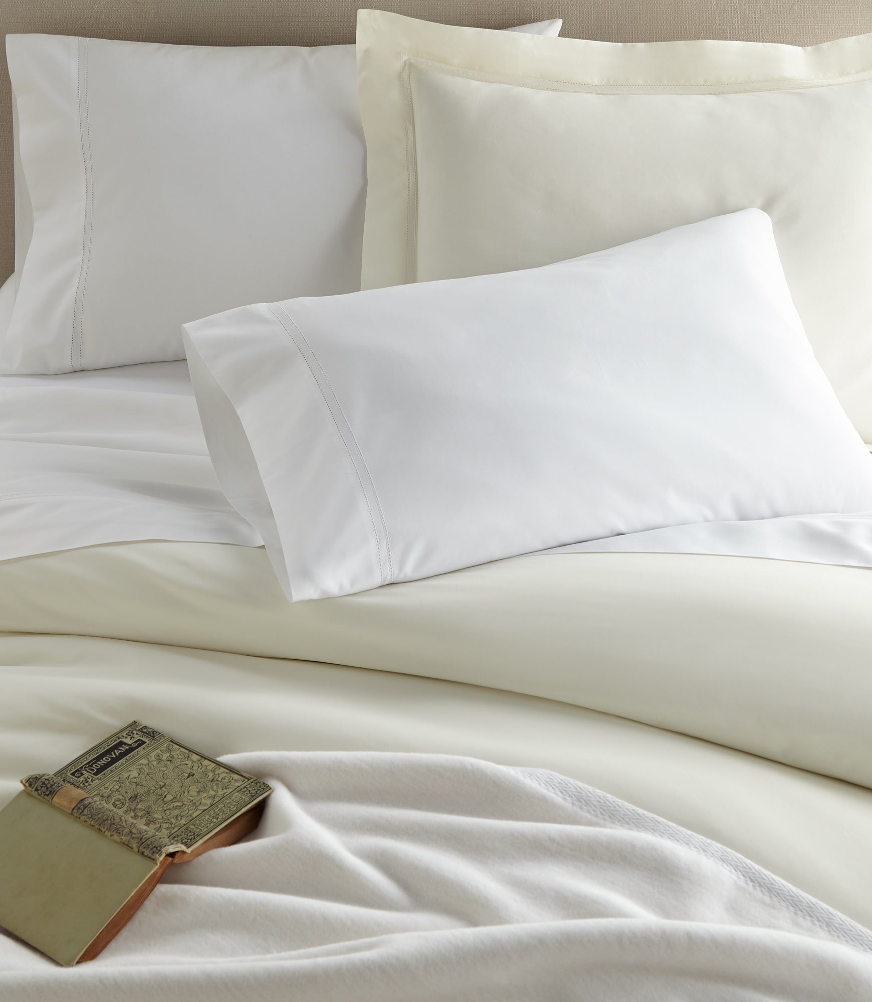 Premium 100% Cotton Lyric Percale Flat Sheet - Soft & Breathable Bed Sheet for All Seasons - Perfect for Home, Hotel, and Guest Room Use