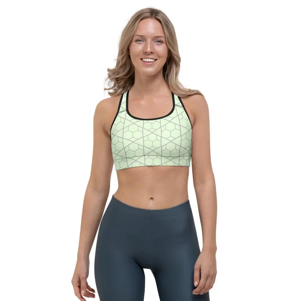 Premium Sports & Yoga Bra with Wide Elastic Band - High Support Workout Top for Running, Gym & Active Wear