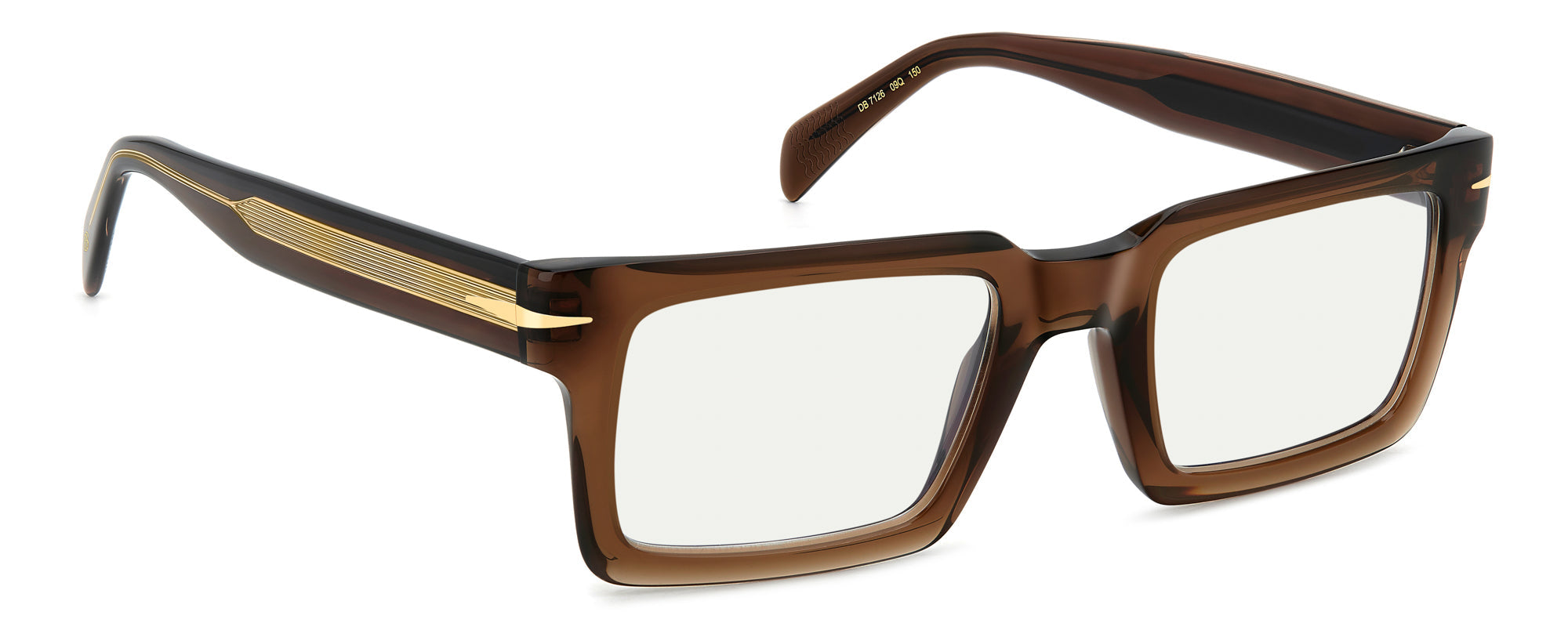 David Beckham DB7126 Sunglasses - Polarized UV Protection Aviator Style for Men & Women - Perfect for Driving, Travel, and Outdoor Activities