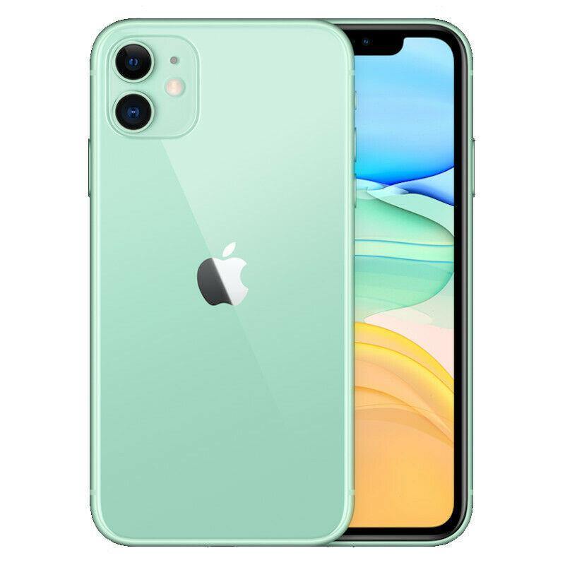 Refurbished iPhone 11 128GB Unlocked - Green Color | 80% Battery Health | Eco-Friendly Smartphone for Work, Travel & Daily Use