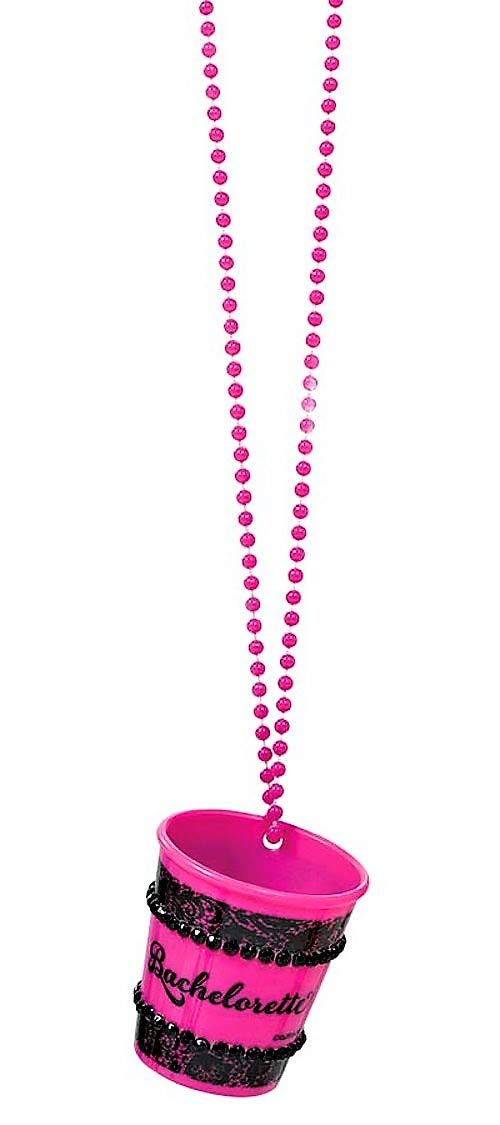 Funny Bride Shot Glass Necklace - Perfect for Bachelorette Parties, Bridal Showers & Wedding Gifts | Unique Drinking Jewelry for Women