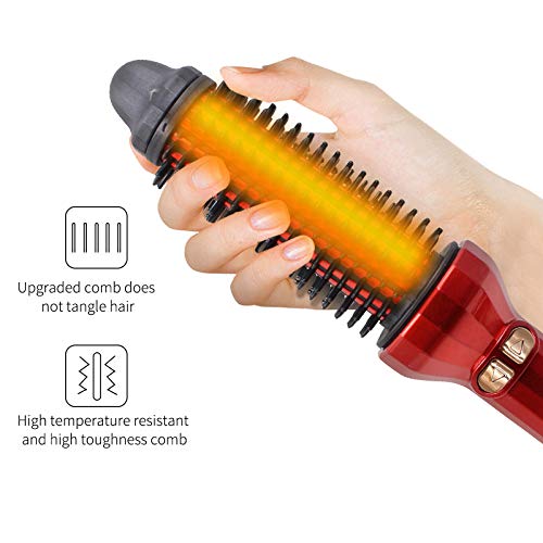1 Inch Titanium Ceramic Hair Curler - Professional Hair Styling Wand for Curly & Wavy Hair, Heat Protectant & Damage-Free at Home/Salon (Purple) | Perfect for Daily Styling, Parties & Special Occasions