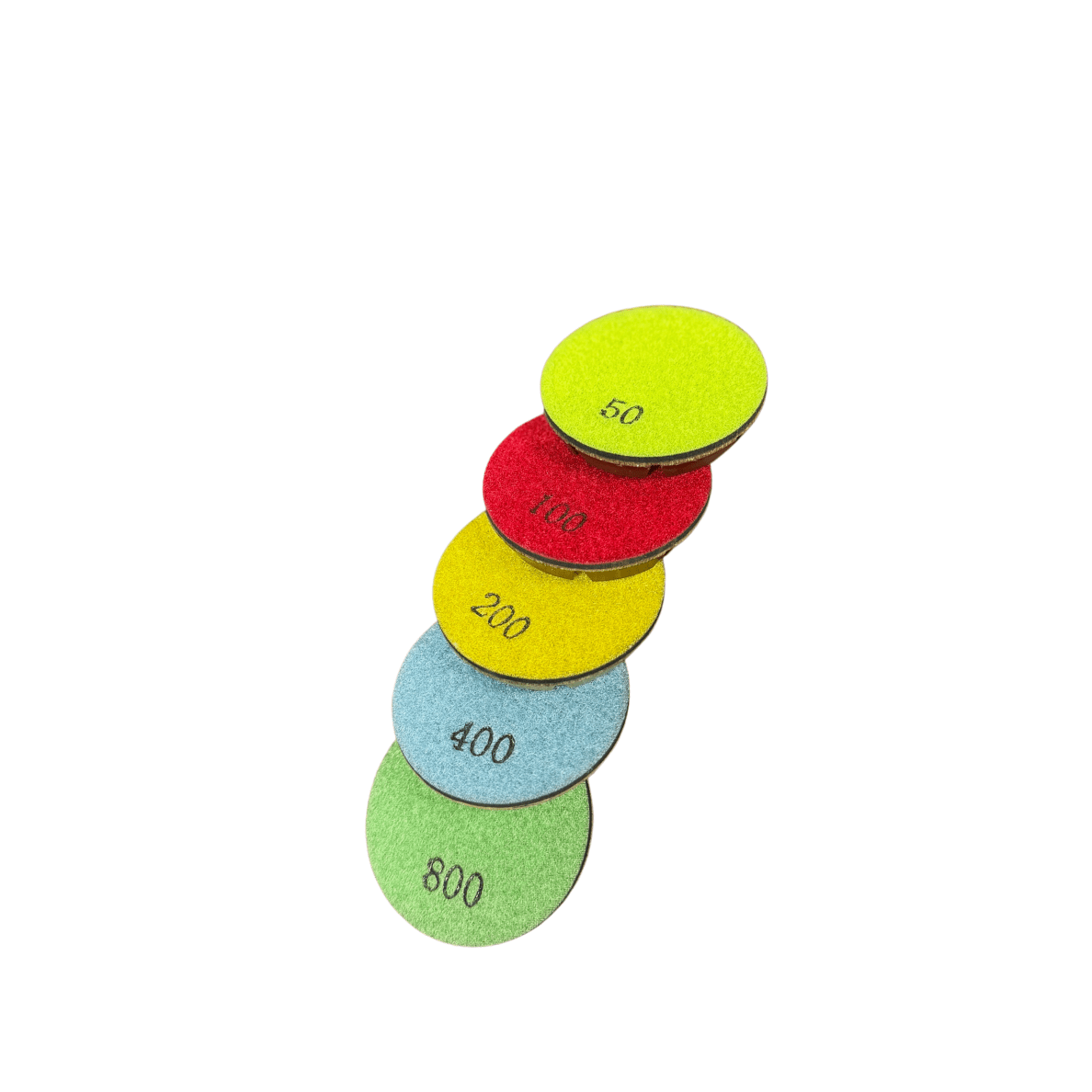 3-Pack Diamond Resin Polishing Pads for Stone, Granite & Marble - Wet/Dry Use for Countertops, Floors & DIY Projects