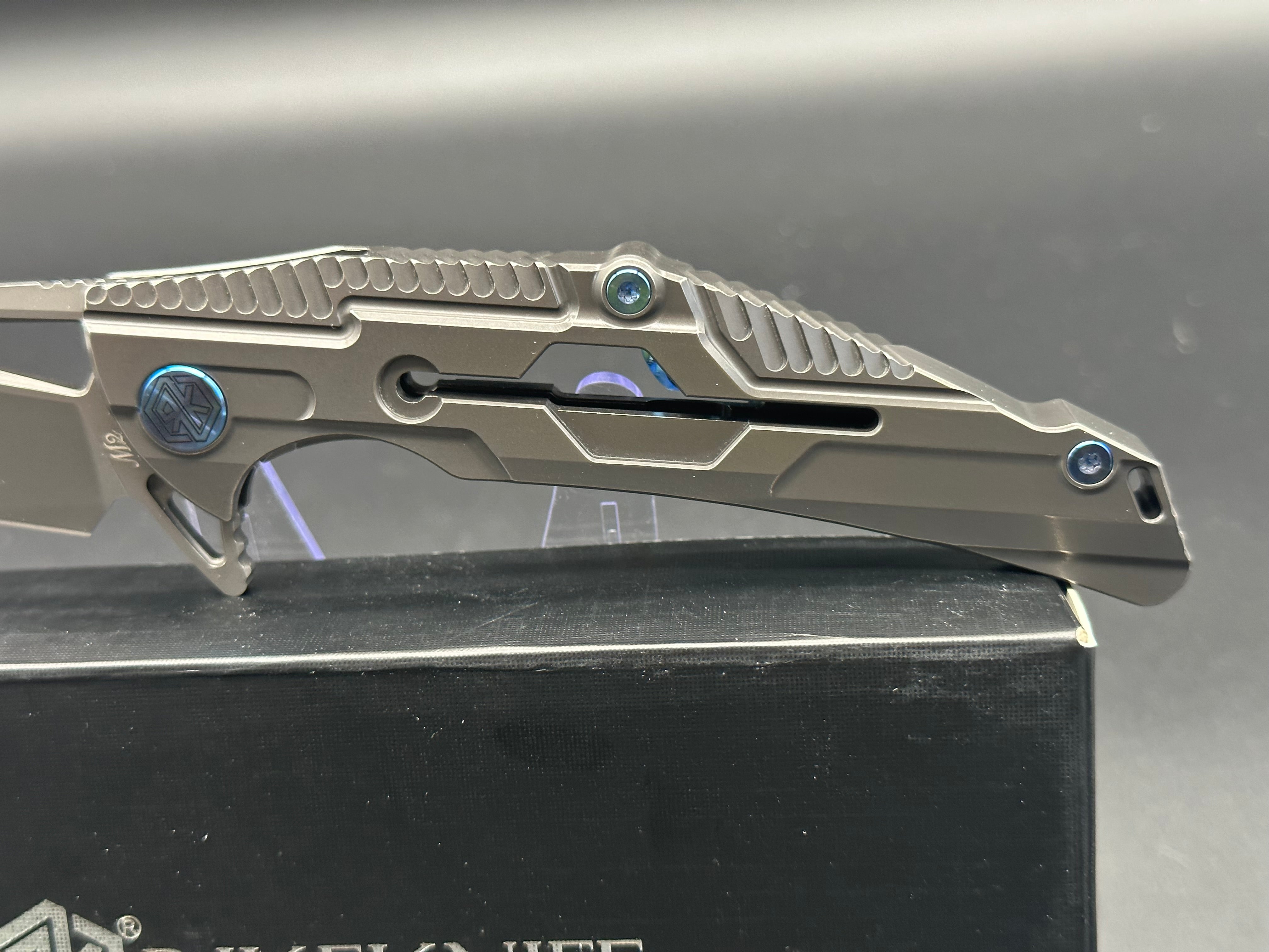 Rike M2 Tactical Folding Knife - High Carbon Steel Blade, Pocket EDC Knife for Outdoor Camping, Hunting, and Everyday Carry (EDC)