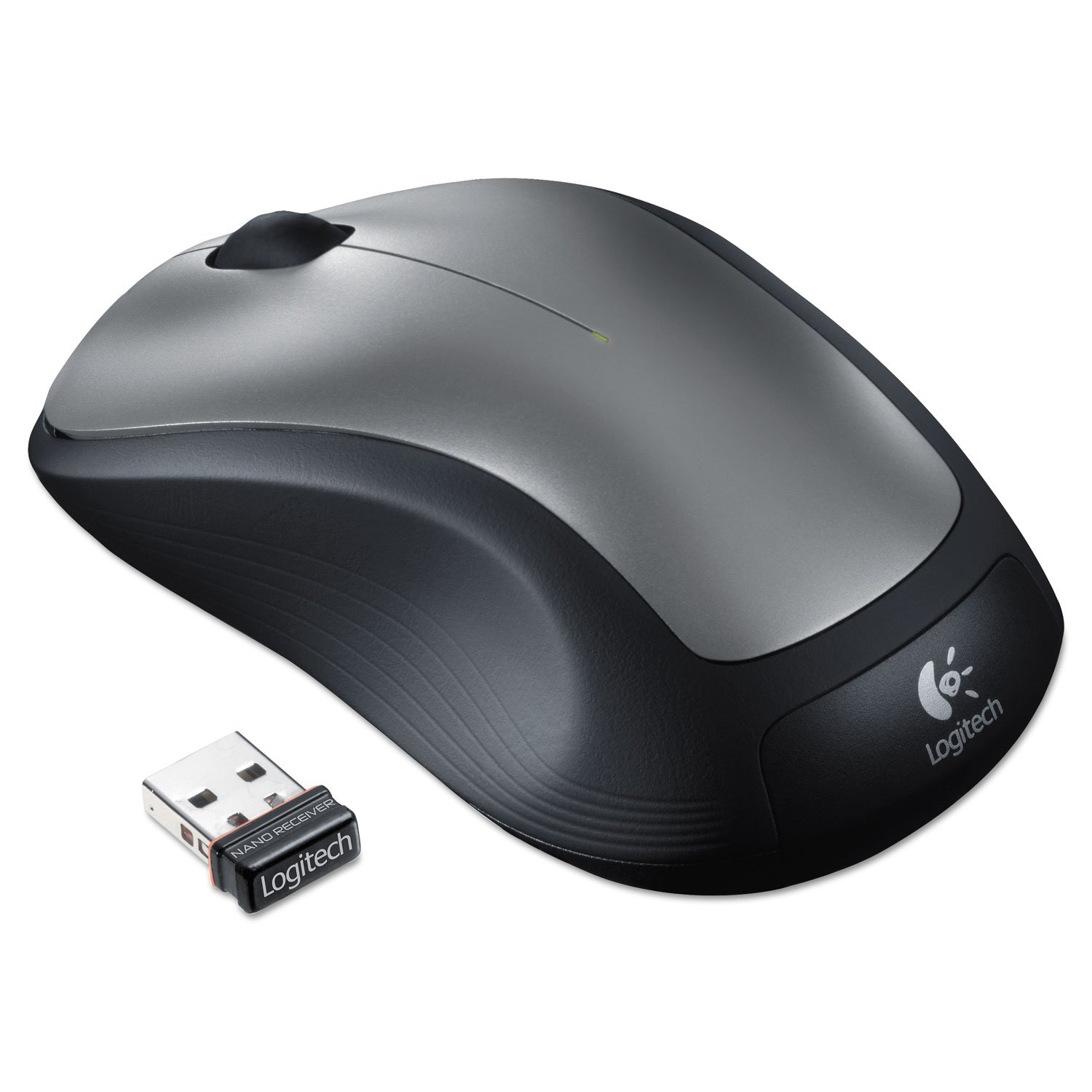 Logitech M310 Wireless Mouse - Silver (LOG910001675) | Ergonomic Design, Long Battery Life for Home, Office & Gaming Use