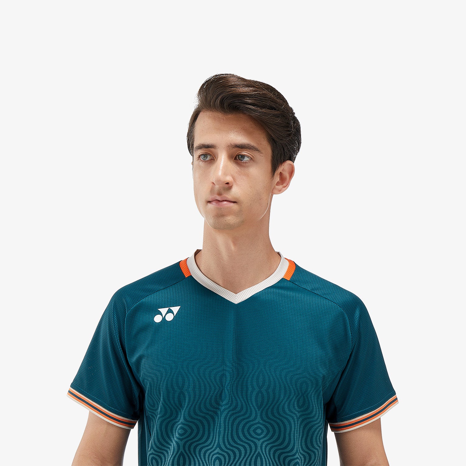 Yonex Men's Crew Neck Tournament Tennis Shirt 10567NSK (Night Sky) - Breathable Performance Top for Competitive Matches & Training