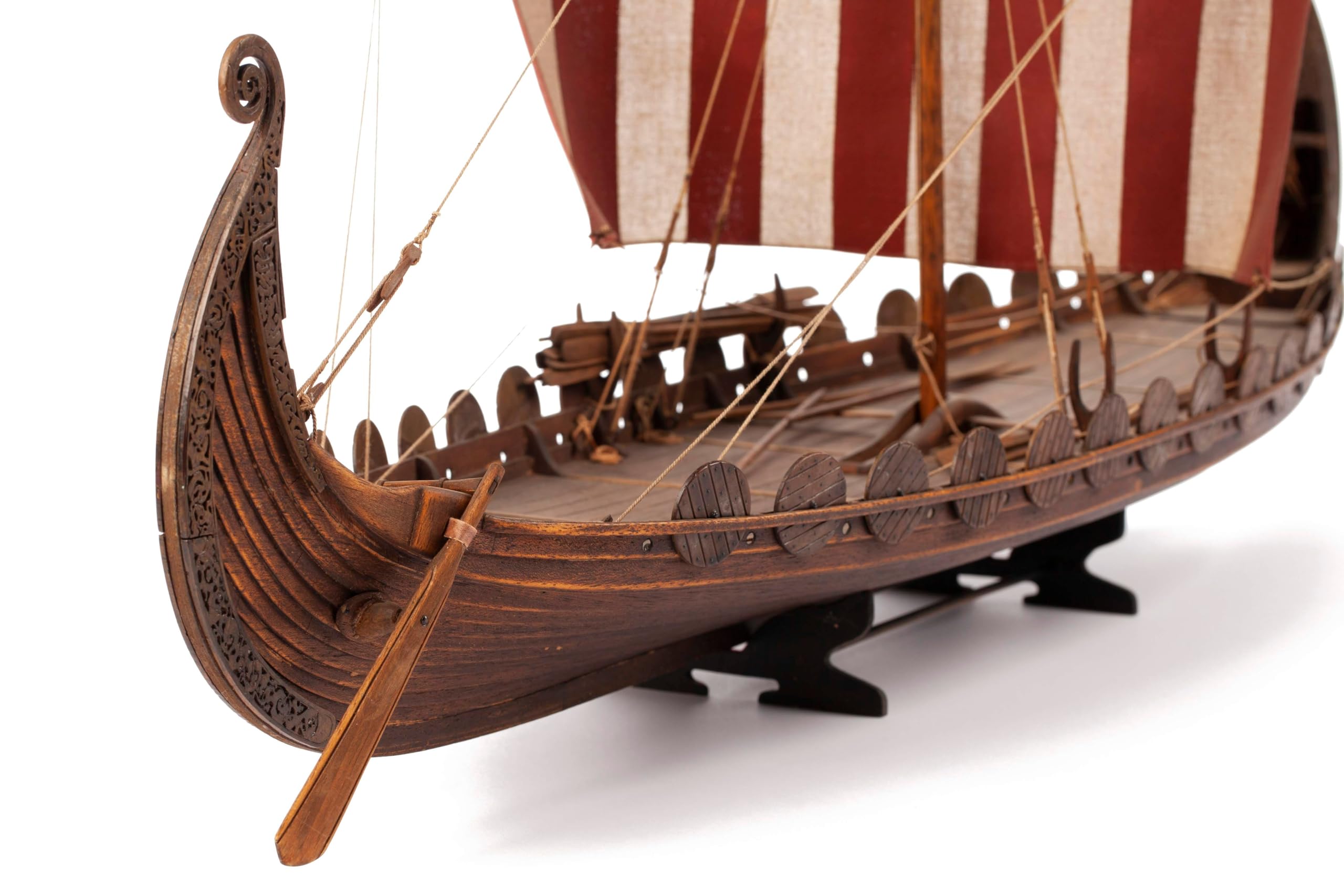 Billings Boats 1:25 Scale Oseberg Special - Wooden Hull Viking Ship Model Kit for Collectors & Hobbyists - Perfect for Home Decoration, Gift Giving & Historical Display