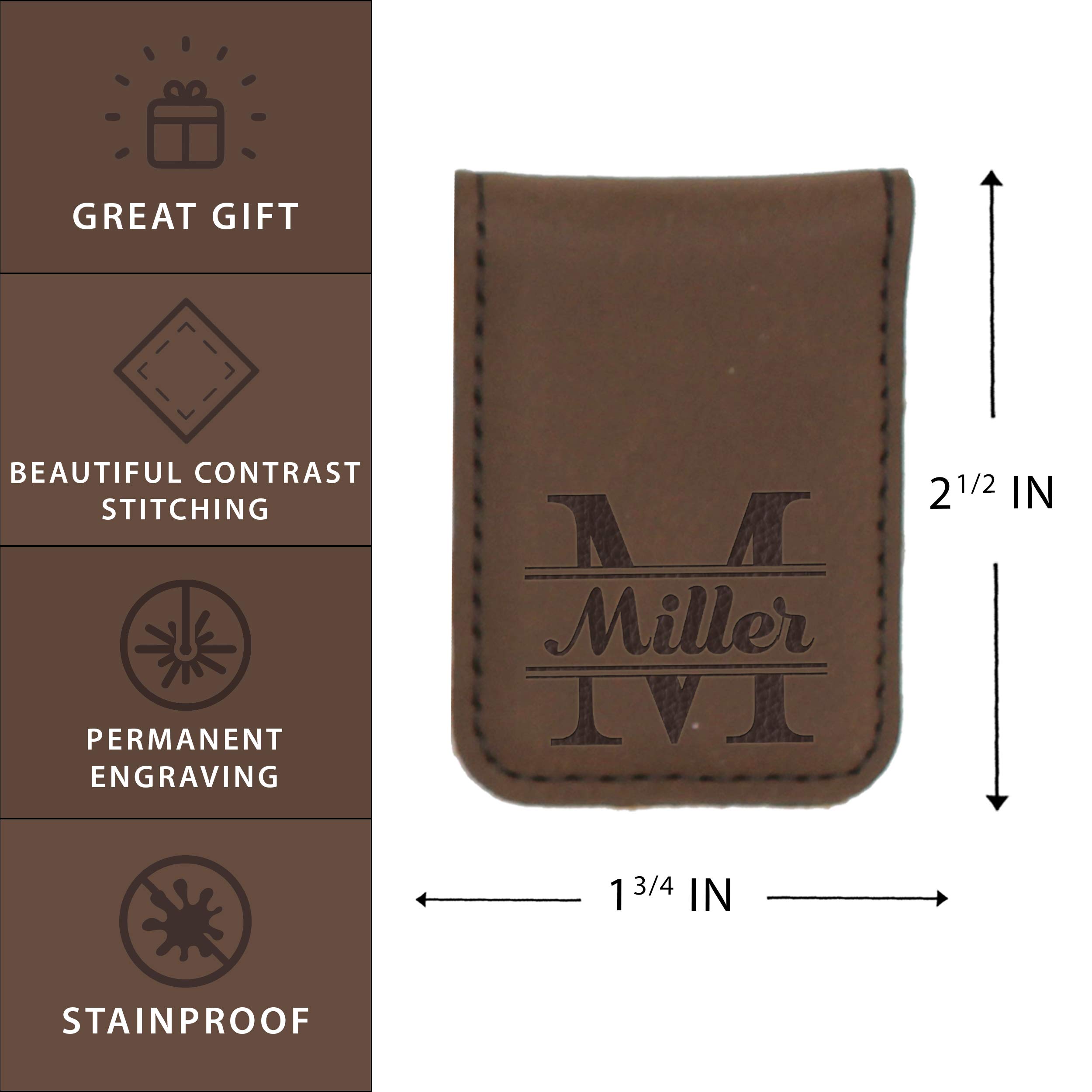 Personalized Magnetic Money Clip for Men - Custom Engraved Gift for Him, Dad, Husband | Perfect for Weddings, Birthdays & Everyday Carry