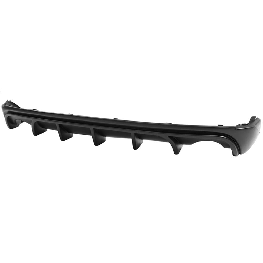 FREEMOTOR802 Rear Bumper Diffuser for 2014-2016 Lexus IS250 IS350 IS200T - Unpainted Black PP Spoiler | Car Body Styling & Performance Upgrade for Sporty Look