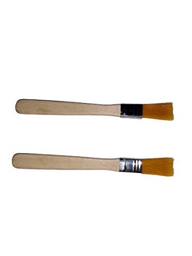 ESD Safe Wooden Brush for PCB Cleaning - 2 Pack Soft Bristle Brushes for Sensitive Electronics, Gentle & Effective Cleaning (Multicolor) | Ideal for Circuit Boards, Motherboards & Electronic Components Maintenance