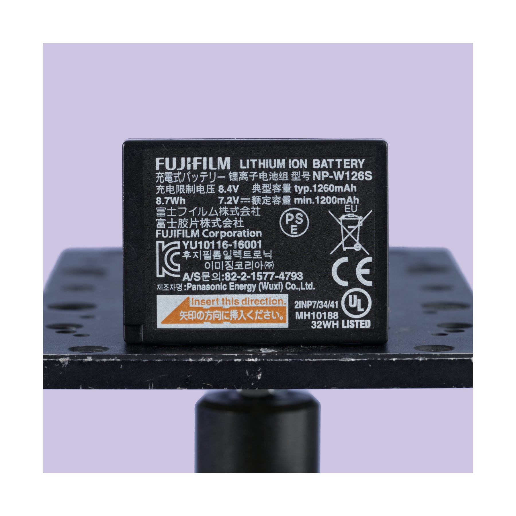 Original Fujifilm NP-W126S 1260mAh Rechargeable Lithium-Ion Battery for Fujifilm X-T3, X-T30, X-E3 Cameras - Used - Perfect for Travel Photography & Vlogging