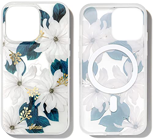 Premium iPhone 14 Pro Case with Floral Design - 10ft Military-Grade Drop Protection | Delilah Flower Pattern | Perfect for Outdoor Adventures & Daily Use