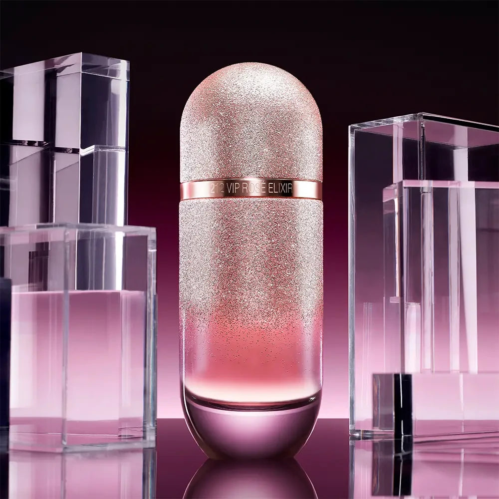 212 VIP Rose Elixir 2.7 oz Eau de Parfum for Women - Floral Perfume for Date Night & Special Occasions
