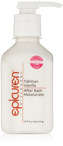Epicuren Discovery Tahitian Vanilla After Bath Body Moisturizer - 2 Fl Oz Hydrating Lotion for Dry Skin | Post-Shower Skincare, Spa Day Essential, Gift for Her