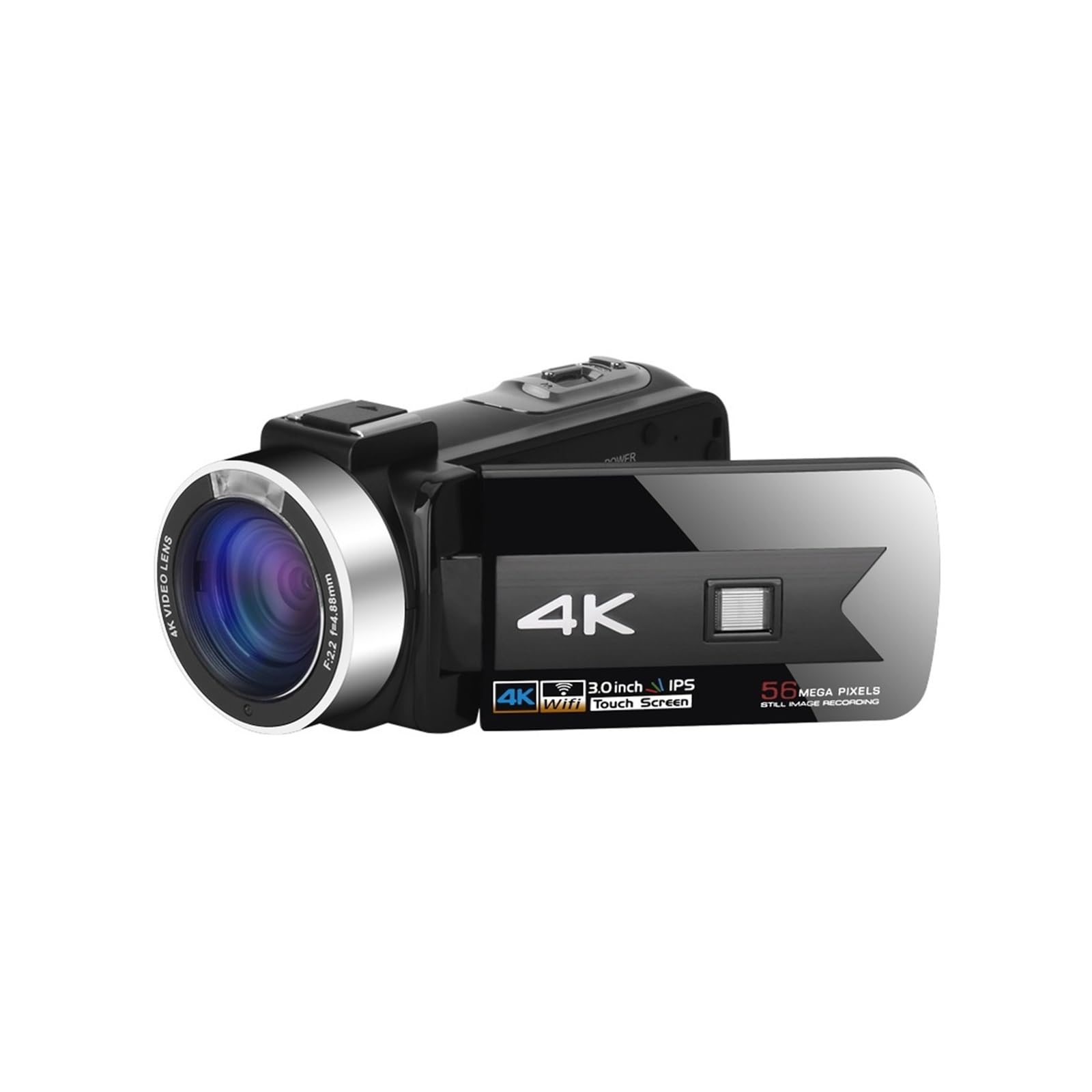4K WiFi Night Vision Video Camera - Outdoor Vlogging Camcorder with IR for HD Recording, Portable Digital Camera for YouTube/TikTok (No SD Card Included) - Perfect for Travel Vlogging, Home Security & Night Photography