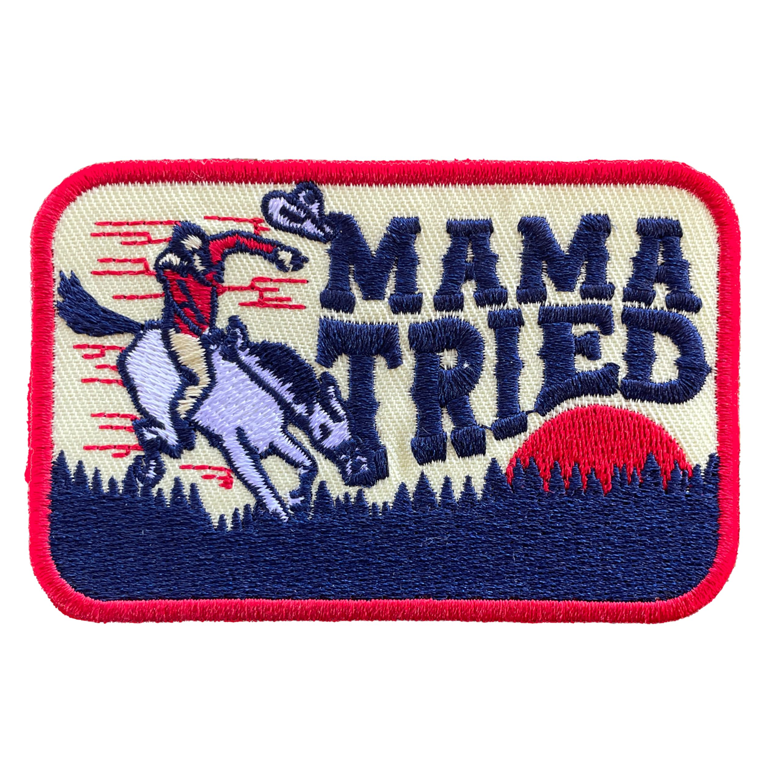 Vintage Cowboy Iron-On Embroidered Patch - Western Style Emblem for Hats, Jackets, Bags & DIY Crafts - Perfect for Bikers, Rodeo Fans & Western Fashion Enthusiasts