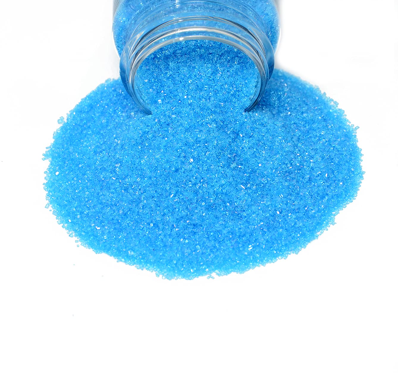 Mystic Sprinkles Sanding Sugar 4oz Bottles - Topaz Light Blue Edible Decor for Baking, Cupcakes & Cookies | Premium Cake Decorating Supplies for Home Bakers