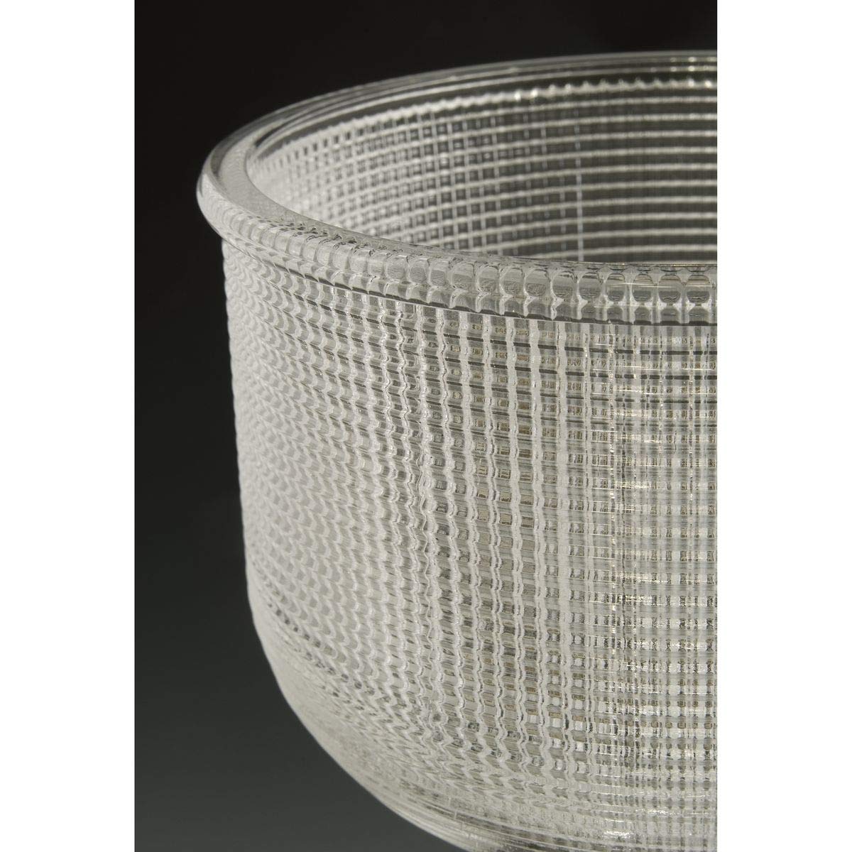 Archie Collection 3-Light Coastal Bathroom Vanity Light - Clear Double Prismatic Glass Shade with Polished Chrome Finish | Perfect for Beach House, Coastal Decor & Modern Bathroom Lighting