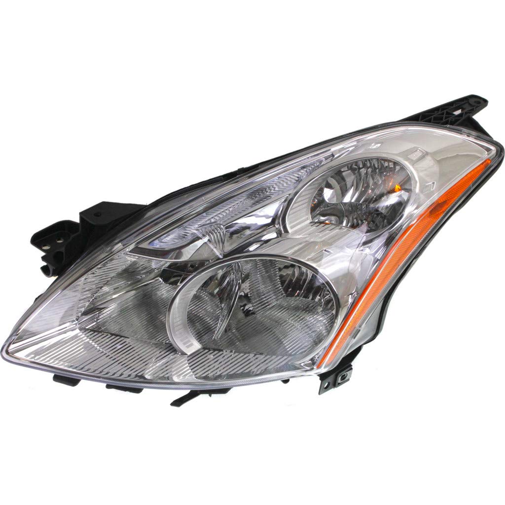 Nissan Altima Headlight Assembly 2010-2012 Driver Side Left Halogen Replacement for NI2502190 26060-ZX00A - Perfect for Night Driving & Foggy Conditions
