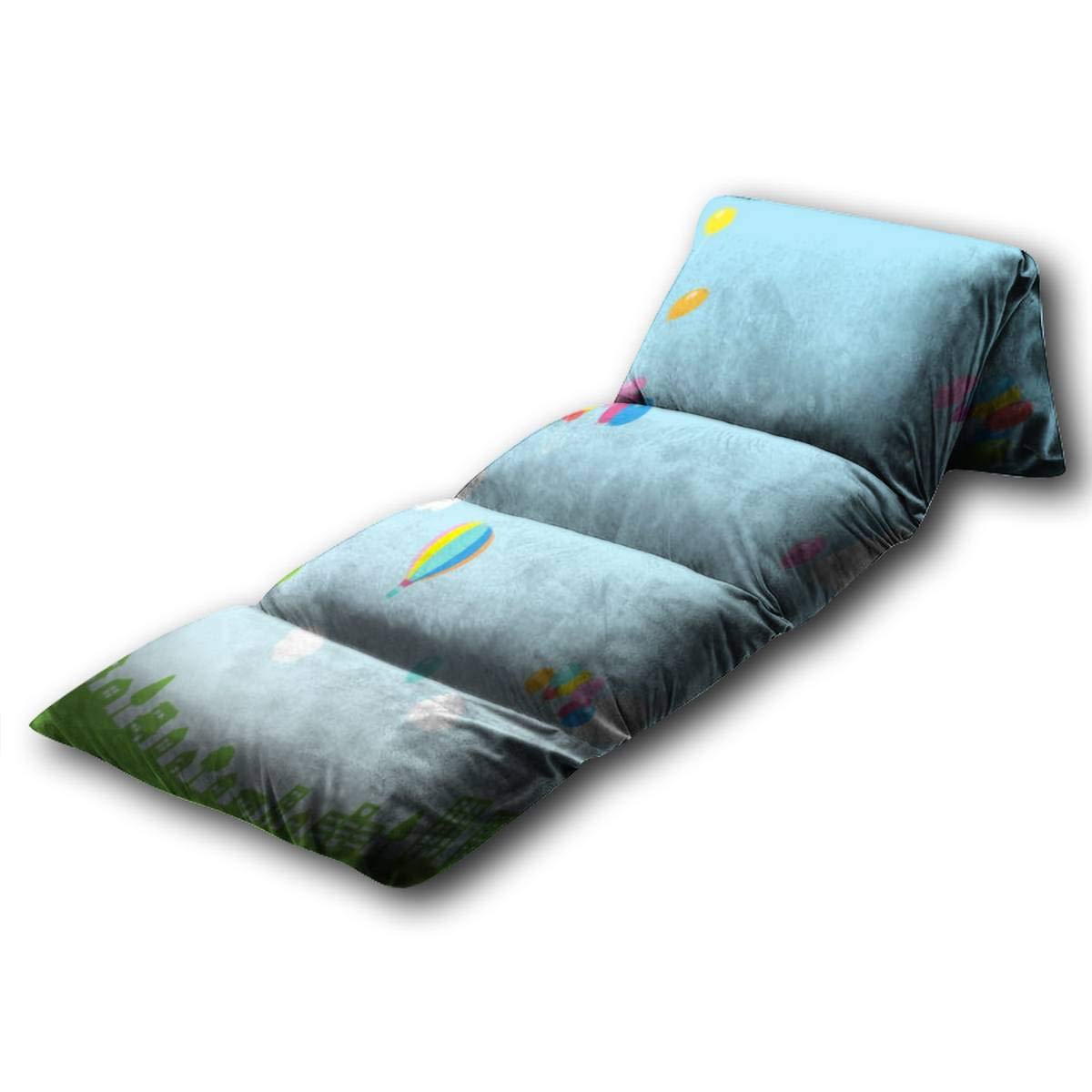 Soft Kids Floor Pillow Bed - 26x88 Inch Portable Sleeping Mat for Napping, Travel, Reading & Play | Comfortable Home Floor Bed for Children's Room, Nursery, Camping & Indoor Activities