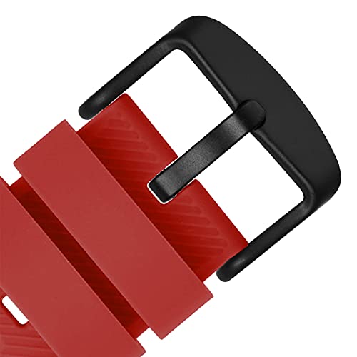 Wine Red / Black Buckle