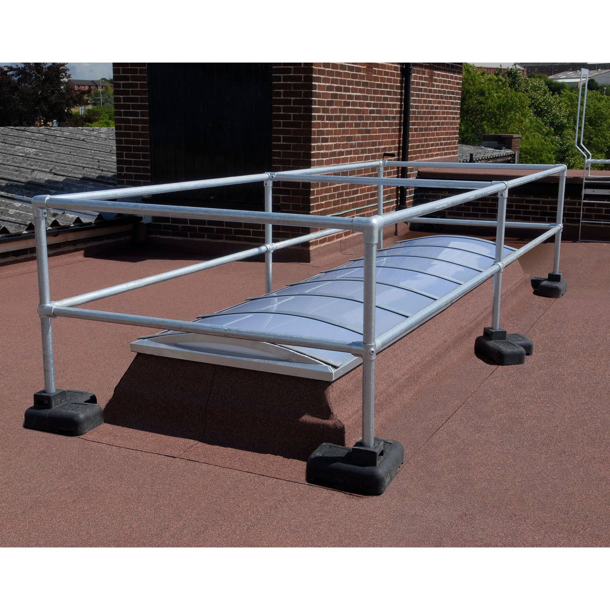 Freestanding Skylight Guardrail - Safety Railing for Roof Windows & Skylights - Perfect for Home, Office & Commercial Use