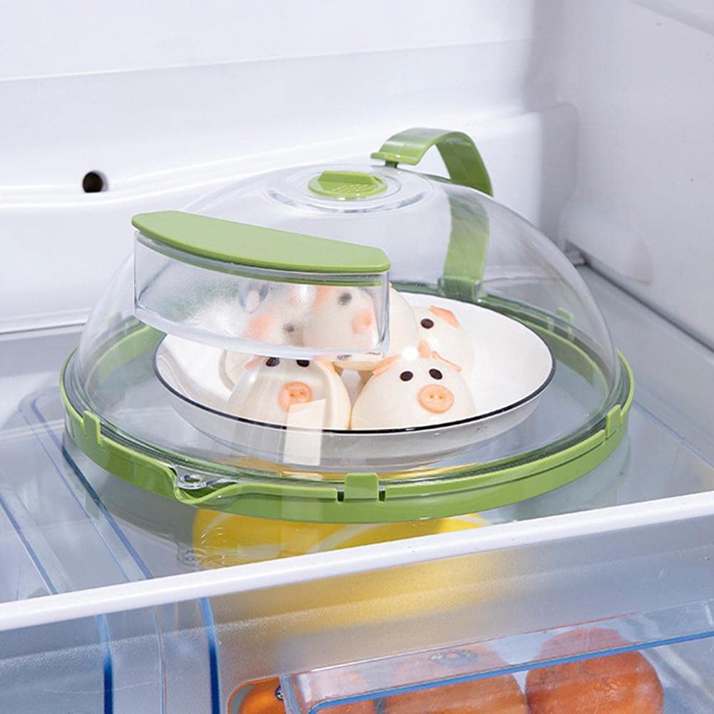 Microwave Splash Cover - BPA-Free Oil-Proof Food Cover for Microwave Oven | Keeps Food Fresh & Prevents Splatters | Ideal for Reheating Meals, Popcorn & Leftovers
