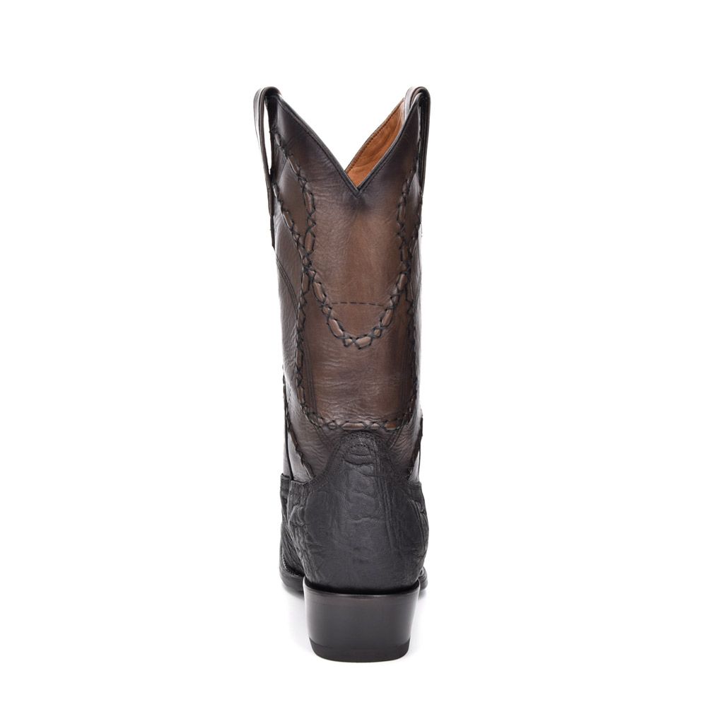 Cuadra Black Western Cowboy Elephant Boots for Men - Stylish & Durable Leather Riding Boots for Country, Rodeo & Outdoor Adventures