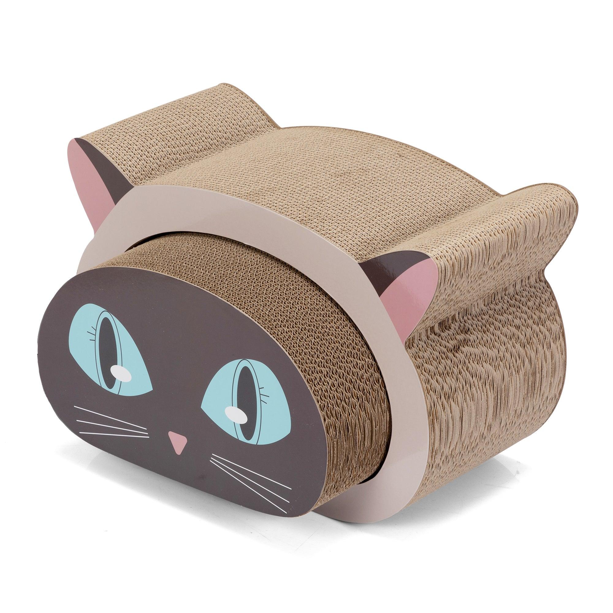 Durable Cat Scratch Board with Removable Center - Perfect for Indoor Cats, Furniture Protection & Stress Relief for Kittens