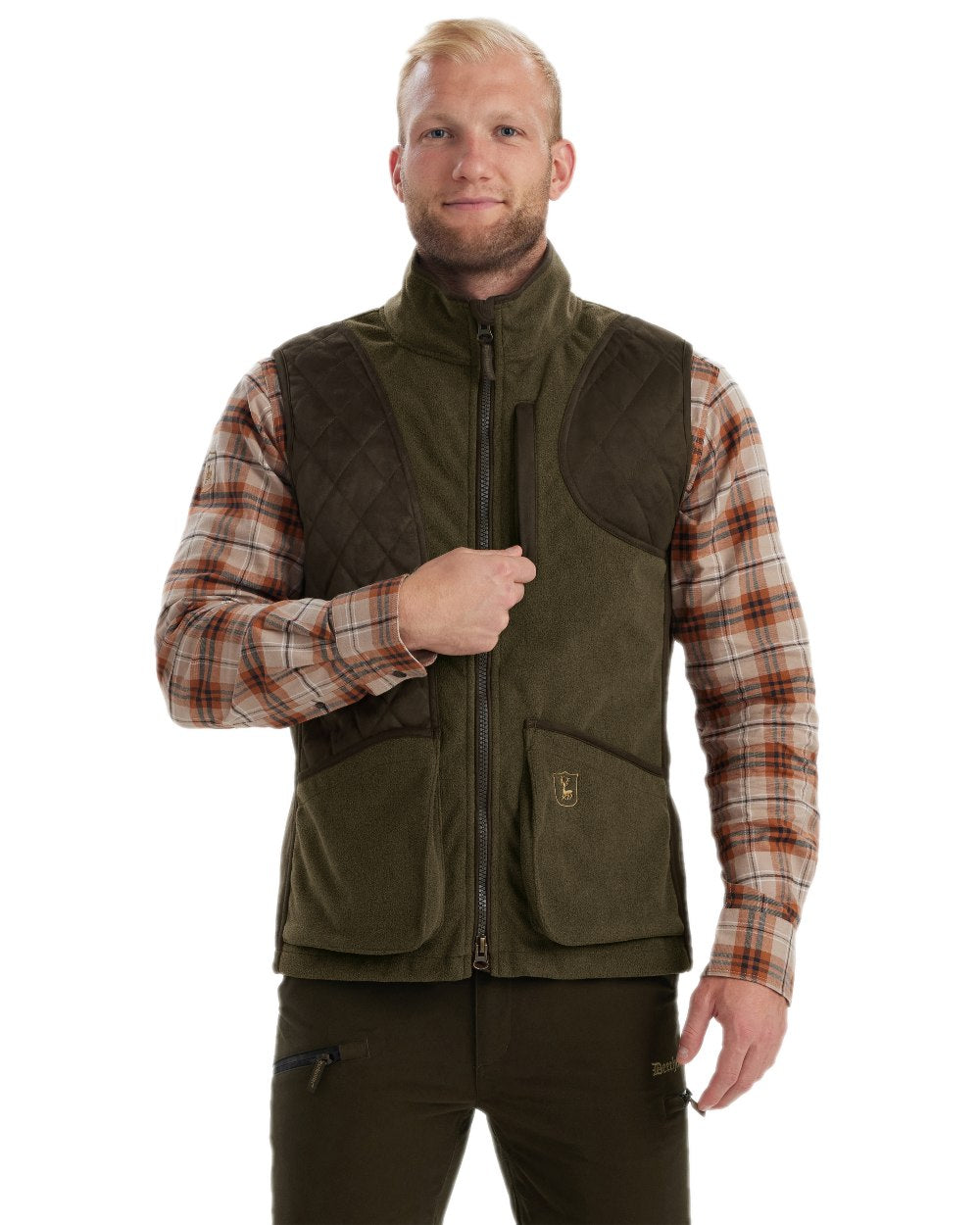 Deerhunter Gamekeeper Shooting Waistcoat - Waterproof Hunting Vest for Outdoor Sports & Shooting - Perfect for Hunting, Shooting Sports & Field Activities