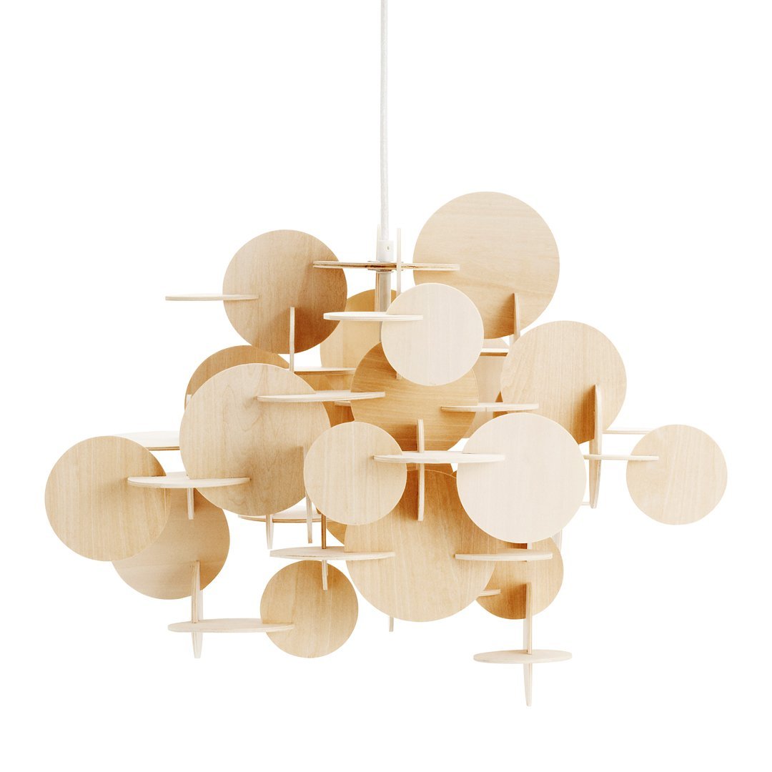 Modern Bau Pendant Lamp - Sleek Scandinavian Design for Living Room, Bedroom, or Dining Area | Adjustable Hanging Light Fixture
