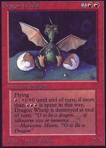 Magic: The Gathering - Dragon Whelp - Beta Rare MTG Card - Collectible Trading Card Game for Players & Enthusiasts - Perfect for Deck Building, Tournaments & Fantasy Gaming