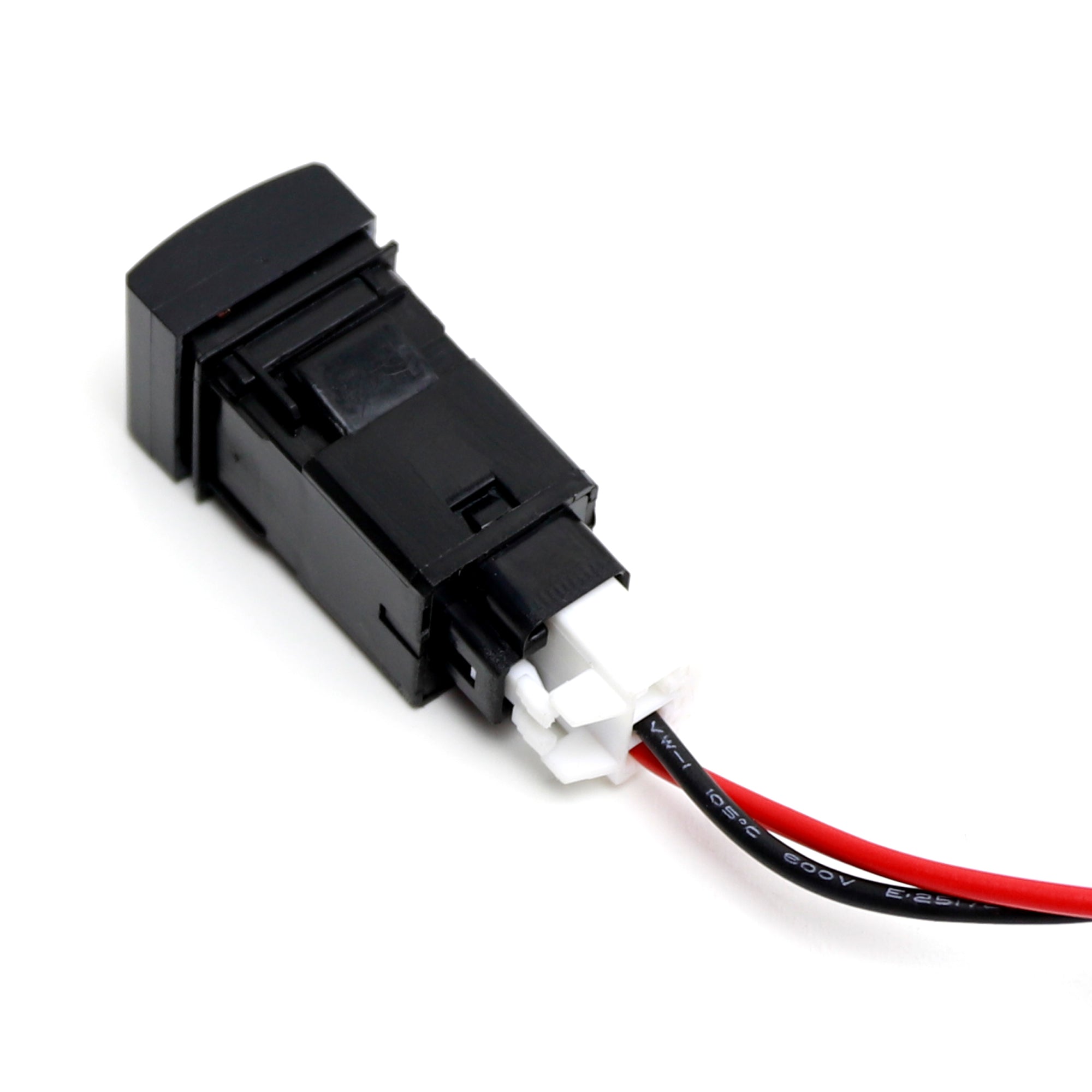 22.8x22.5mm USB QC 3.0 Switch Mount for Toyota Camry 2018+ & Corolla 2019+ - Perfect for Phone Charging & Car Accessories Installation