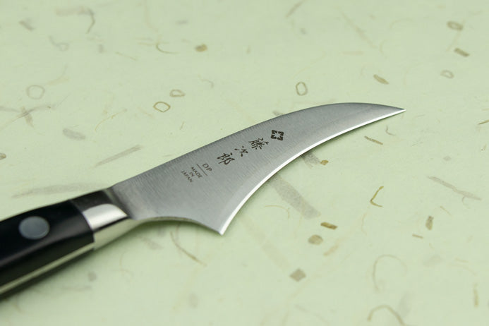 TOJIRO CLASSIC 70mm Birds Beak Paring Knife - Japanese Stainless Steel Kitchen Knife for Precision Peeling, Slicing & Garnishing | Perfect for Fruits, Vegetables & Culinary Arts