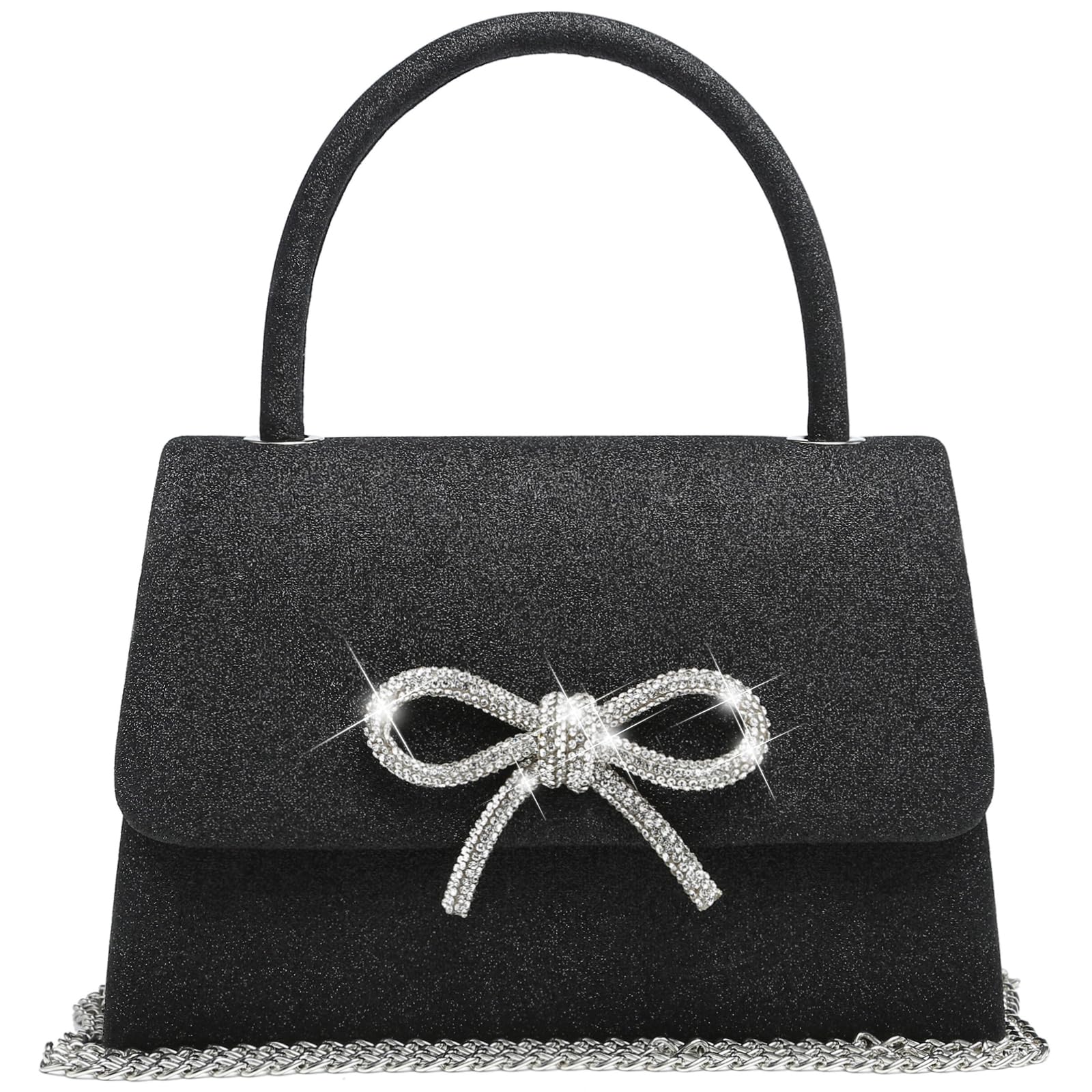 Dasein Women's Evening Clutch Purse - Sparkly Frosted Glitter Party Handbag for Weddings, Prom & Cocktail Events - Perfect for Formal Occasions & Special Nights Out