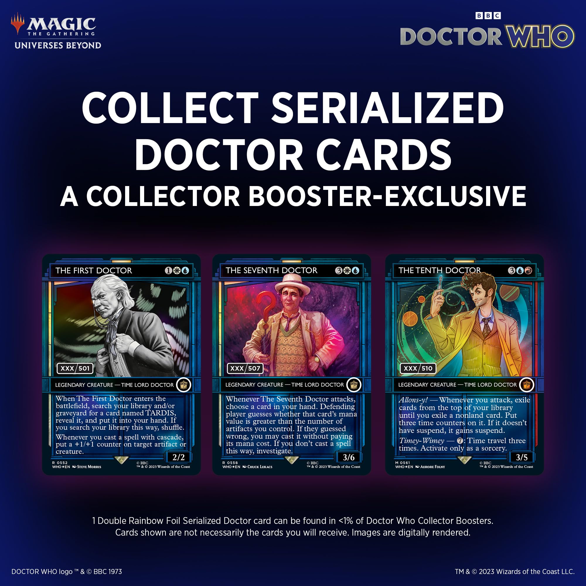 Magic The Gathering – Doctor Who Collector Booster (15 Cards) | Premium Trading Card Game for Collectors & Players | Perfect for Game Nights & Tournaments